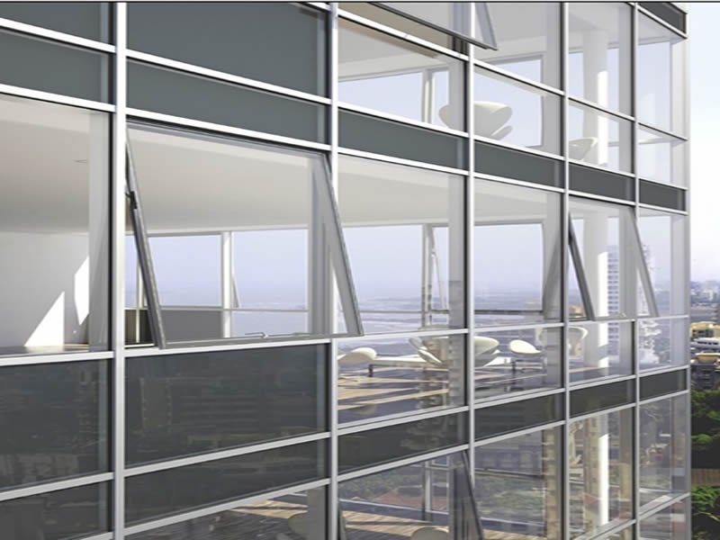 semi unitized curtain wall pune